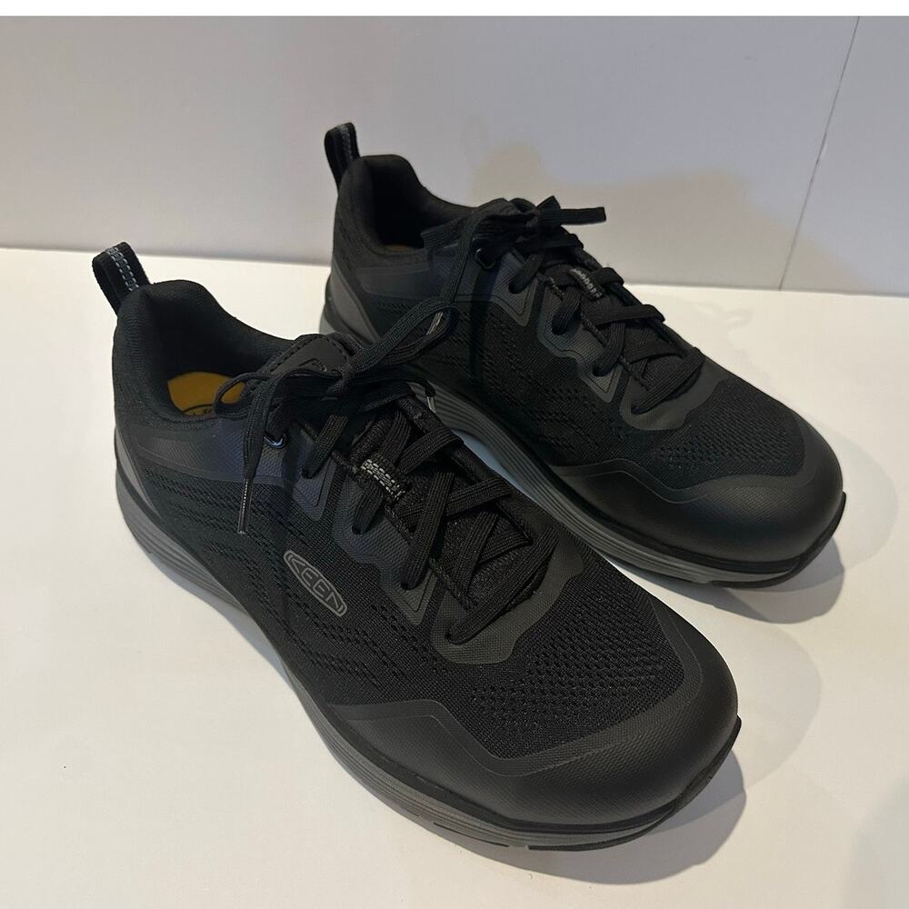 KEEN Utility Sparta 2 Aluminum Toe Work Shoes Men’s 11EE Black Safety Sneaker